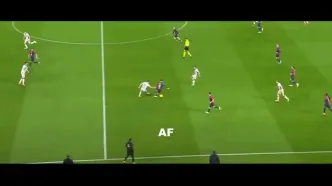 ویدئو: چرخش جادویی پدری؛ عبور راحت ستاره بارسا از مدافعان