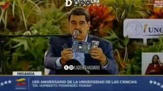 مادورو در آستانه رفتن توهم زد!