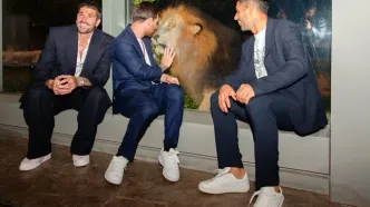 عکس؛ لیونل در کنار لیونل