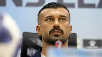 تصویری که خبر از جدایی رامین رضاییان از استقلال می‌دهد