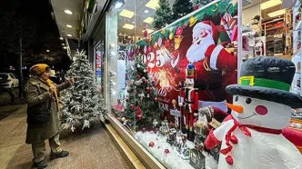 حال و هوای کریسمس در خیابان‌های تهران