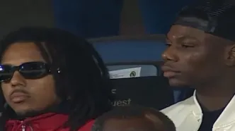 ویدیو| حضور امباپه، شوامنی و کونده در بازی ساحل عاج - کامرون!