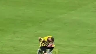 ویدئو: بنزما با کمردرد بازی با نسف قارشی را پایان داد