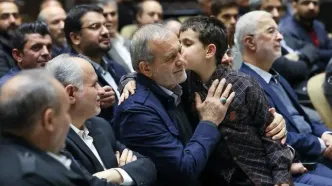 تصاویر؛ حضور رئیس‌جمهور در مراسم ختم خانواده سقاب اصفهانی