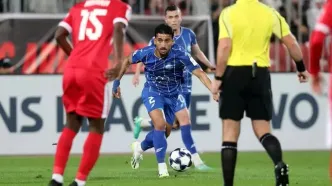 صالح حردانی بهترین بازیکن دیدار استقلال - المحرق