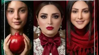 عکس های یلدایی جذاب بازیگران و هنرمندان ایرانی در شب یلدای 1404