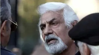 «حسین خانی بیک» در 34 سالگی در کنار «خسرو شکیبایی»؛ سال 54