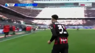 گل اول میلان به ساسولو توسط بارتزاگی را ببینید + ویدیو