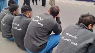 گزارش خبرنگار رکنا از دستگیری سارقان و مالخران در طرح ضربتی پلیس