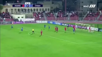 گل دوم استقلال توسط نازون؛ تیر خلاص استقلال به المحرق