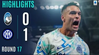 ویدیو| خلاصه بازی آتالانتا ۰ - اینتر ۱/ صدرنشین کریسمس