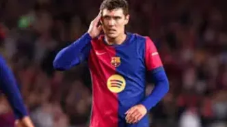 مدافع بارسلونا رباط صلیبی داد