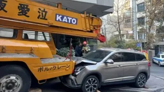 مرگ اپراتور جرثقیل در حادثه خیابان شریعتی