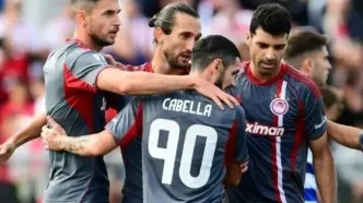 برد پرگل المپیاکوس مقابل سرته در حضور مهدی طارمی