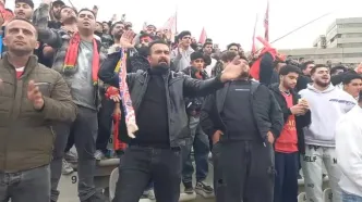 ویدیو | تشویق نساجی در تهران؛ ورزشگاه دستگردی غرق انرژی شد