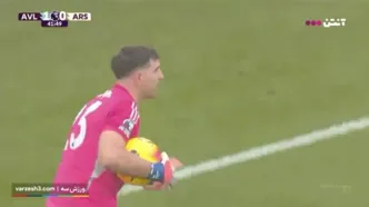 ببینید؛ خلاصه بازی استون ویلا 2 - آرسنال 1