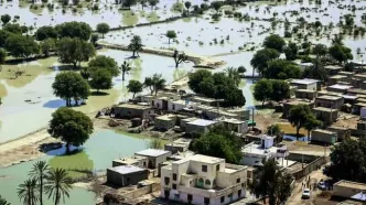 سیلاب‌های جنوب کشور در تصاویر ماهواره‌ای