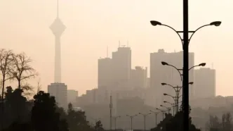 شاخص آلودگی هوا تهران امروز چهارشنبه 12 آذر