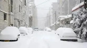 ویدئو باورنکردنی از بارش نیم متری برف در اصفهان!
