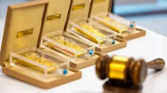 برگزاری حراج شمش طلای مرکز مبادله ارز و طلای ایران امروز ۷ دی‌ماه