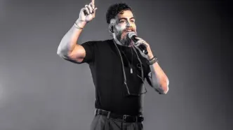 صحبتهای جنجالی  و دلى معین زندی در کنسرتش/ ویدئو