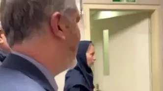 ببینید| عیادت رئیس جمهور از رضا امیرخانی