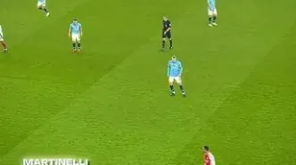 ویدئو: گل آرسنال به منچسترسیتی با ۸ پاس پیاپی