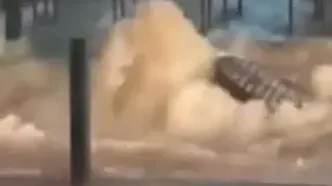 مترو بارسلون دچار آب‌گرفتگی شدند