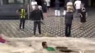 شادی زاید الوصف مردم جده از بارش باران