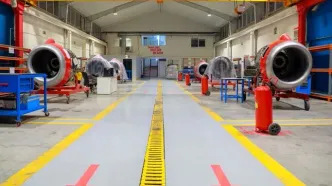 راه‌اندازی کارگاه تخصصی تعمیر موتور هواپیما در قشم‌ایر