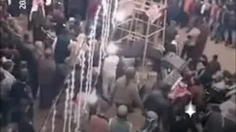 لحظه انفجار در یک جشن عروسی در سوریه