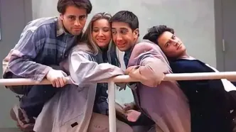 عکس‌های کمیاب از پشت صحنه‌ سریال فرندز 35 سال پیش