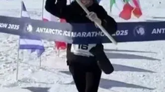 تاریخ‌سازی یک زن با قهرمانی در ماراتن قطب جنوب