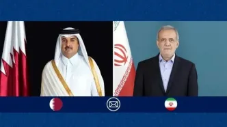 پیام تلفنی پزشکیان به امیر قطر چه بود؟