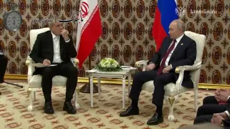 زبان بدن پوتین در مقابل مسعود پزشکیان و پیامش به رهبر انقلاب