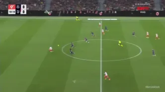 ویدیو: گل اول اتلتیکو مادرید به بارسلونا توسط بائنا