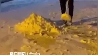 برف بازی علیرضا بیرانوند در تبریز+ ویدئو