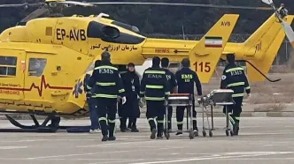 فیلم عملیات هلی برد برای نجات دانش آموزان بومهنی در صحنه تصادف خونین