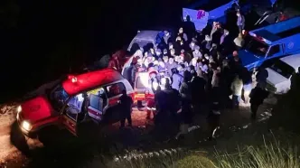 ۱۲ ساعت عملیات نفس‌گیر در برف و سرما / نجات مصدوم گرفتار در ارتفاعات تکه‌لیک خوی