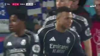 خلاصه بازی تالاورا ۲ - رئال مادرید ۳+فیلم