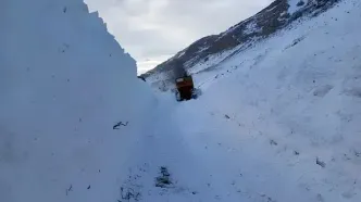 گردنه بیژن دنا به دلیل بارش برف مسدود شد