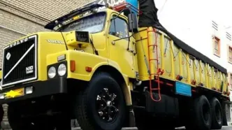 توقیف کامیون ۱۰ چرخ با راننده ۱۷ ساله!