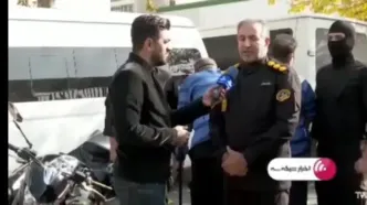 زورگیری با قمه در غرب تهران؛ متهمان با شلیک پلیس متوقف شدند+ فیلم