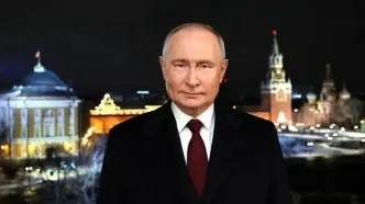 پیام پوتین برای سال نو میلادی