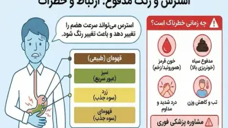 استرس و رنگ مدفوع چه ارتباطی دارند و چه زمانی خطرناک می‌شوند؟