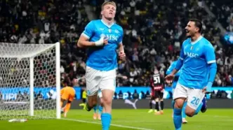 خلاصه بازی ناپولی - میلان