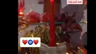 تصاویر پربازدید از چیدمان یلدایی خانه لیلا اوتادی+ویدیو