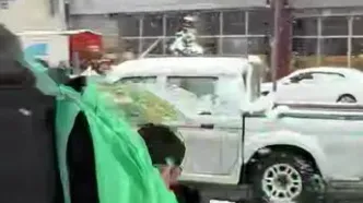 بارش سنگین برف در ترکیه در فاصله 60 کیلومتری ارومیه