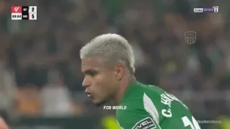 ویدیو: گل سوم رئال بتیس به بارسلونا توسط خوان هرناندز کوچو