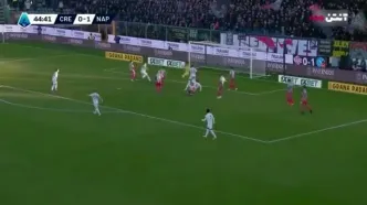 گل دوم ناپولی به کرمونزه را ببینید + ویدیو